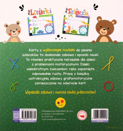 Moje szlaczki. Książka z rowkami - Anna Podgórska [KSIĄŻKA]