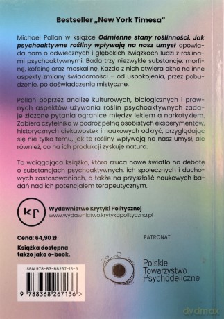 Odmienne stany roślinności - Michael Pollan [KSIĄŻKA]