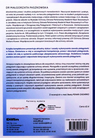 Pielęgniarka w systemie ochrony zdrowia w Polsce - Paszkowska Małgorzata [KSIĄŻKA]