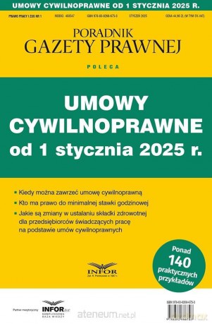 Umowy cywilnoprawne od 1 stycznia 2025 [KSIĄŻKA]