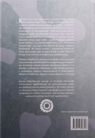 Z Polski w świat. Sztuka książki Stanisława Gliwy - Joanna Hałaczkiewicz [KSIĄŻKA]