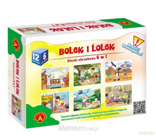 Klocki obrazkowe 6w1 Bolek i Lolek [KLOCKI]