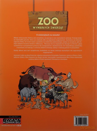 ZOO wymarłych zwierząt (Tom 3) - Christophe Cazenove [KOMIKS]