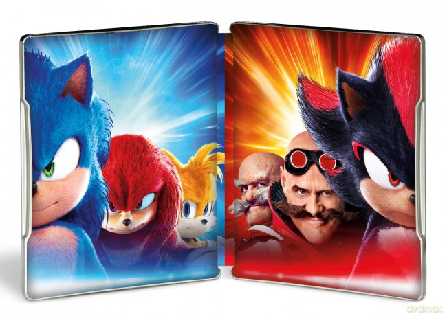 Sonic 3: Szybki jak błyskawica (steelbook) [Blu-Ray 4K]+[Blu-Ray]