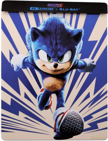 Sonic 3: Szybki jak błyskawica (steelbook) [Blu-Ray 4K]+[Blu-Ray]