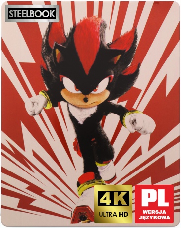 Sonic 3: Szybki jak błyskawica (steelbook) [Blu-Ray 4K]+[Blu-Ray]