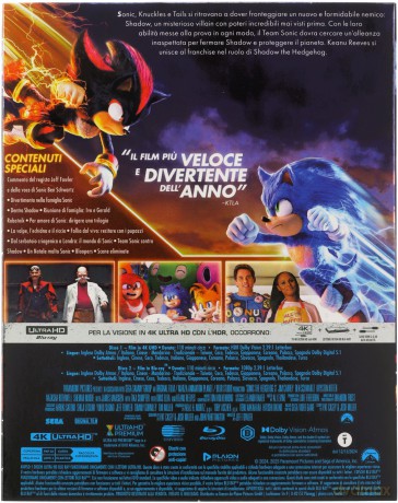 Sonic 3: Szybki jak błyskawica [Blu-Ray 4K]+[Blu-Ray]