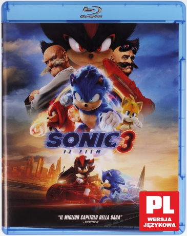 Sonic 3: Szybki jak błyskawica [Blu-Ray]