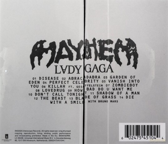 Lady Gaga: Mayhem [CD]