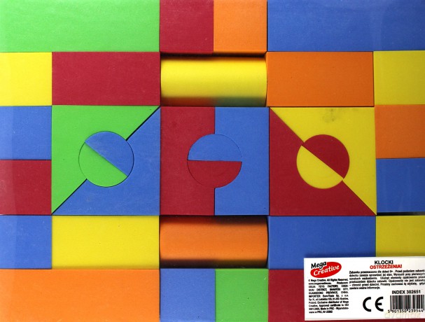 Klocki piankowe 34elementy [KLOCKI]
