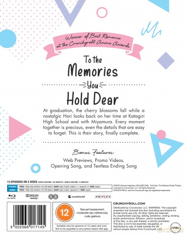 Horimiya: The Missing Pieces - Season 2 [2xBlu-Ray]