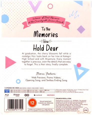 Horimiya: The Missing Pieces - Season 2 [2xBlu-Ray]