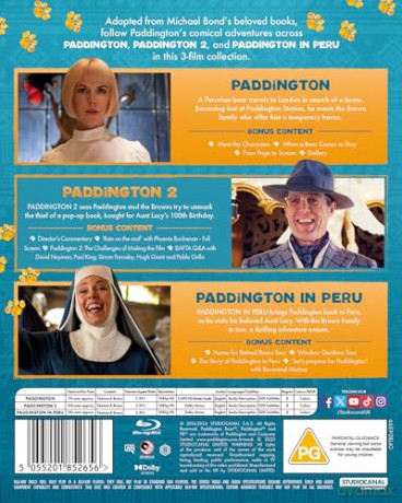 Paddington (3-Film Collection) [3xBlu-Ray]
