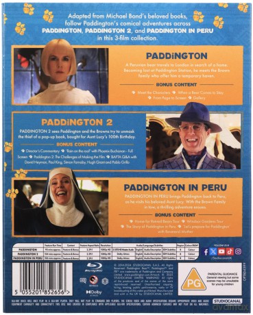 Paddington (3-Film Collection) [3xBlu-Ray]