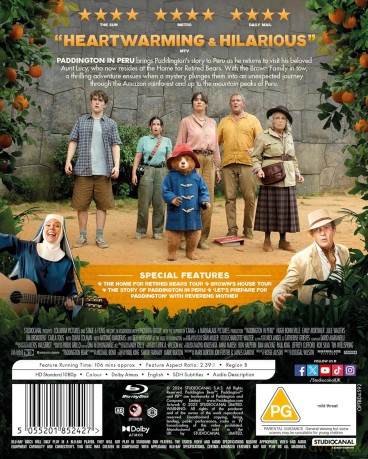 Paddington In Peru (Paddington w Peru) [Blu-Ray]