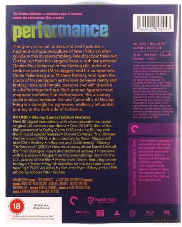 Performance (Przedstawienie) [Blu-Ray 4K]+[Blu-Ray]