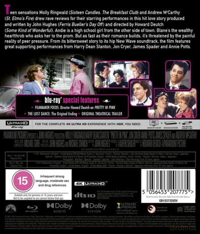Pretty In Pink (Dziewczyna w różowej sukience) [Blu-Ray 4K]+[Blu-Ray]