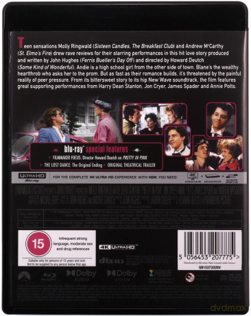 Pretty In Pink (Dziewczyna w różowej sukience) [Blu-Ray 4K]+[Blu-Ray]