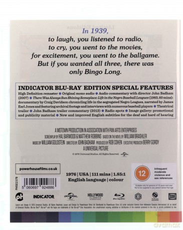 The Bingo Long Traveling All-Stars & Motor Kings (Czarni gracze w baseball) [Blu-Ray]