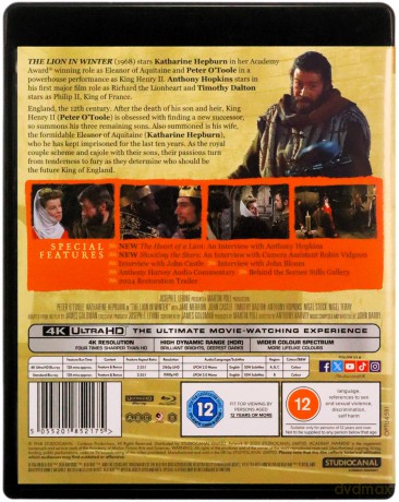The Lion In Winter (Lew w zimie) [Blu-Ray 4K]+[Blu-Ray]