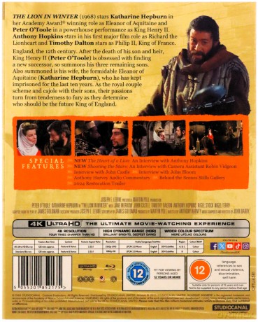 The Lion In Winter (Lew w zimie) [Blu-Ray 4K]+[Blu-Ray]