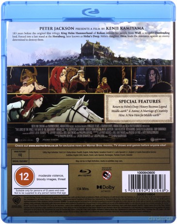 The Lord Of The Rings: War Of The Rohirrim (Władca Pierścieni: Wojna Rohirrimów) [Blu-Ray]