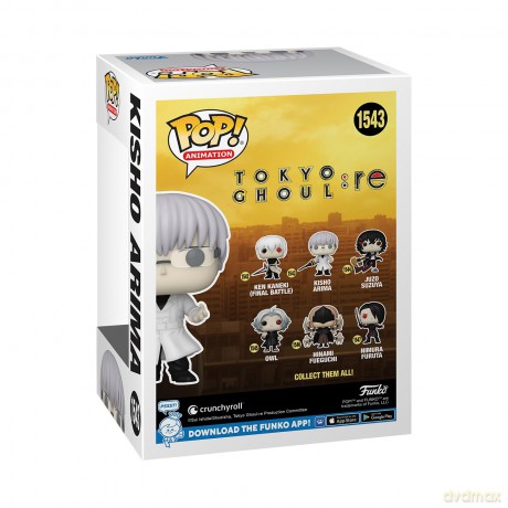 FUNKO POP Figurka Tokyo Ghoul Kisho Arima 1543 75516