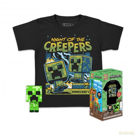 FUNKO POP Minecraft T-shirt + minifigurka Creeper 70310