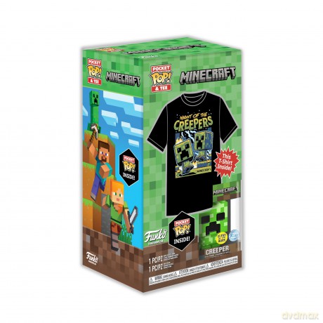 FUNKO POP Minecraft T-shirt + minifigurka Creeper 70310