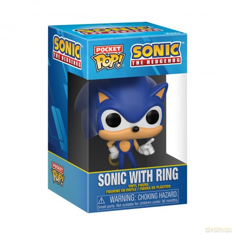 FUNKO POP Sonic T-shirt + minifigurka Sonic z pierścieniem 70390