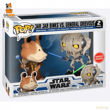 FUNKO POP Star Wars Jar Jar Binks vs General Grievous 76862