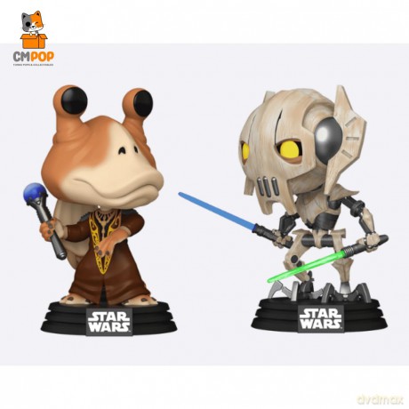 FUNKO POP Star Wars Jar Jar Binks vs General Grievous 76862
