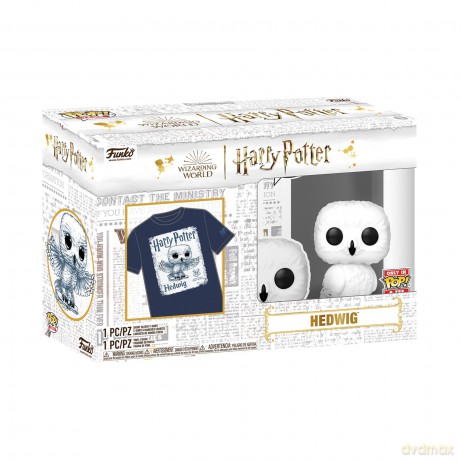 FUNKO POP T-shirt Harry Potter L + POP Hedwid 63609