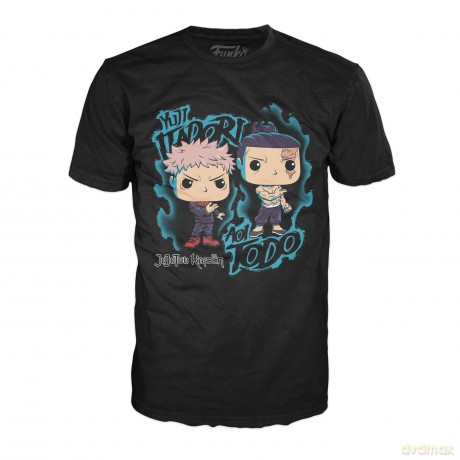 FUNKO POP T-Shirt Jujutsu Kaisen. Aoi Todo i Yuji Itadori r.M 72747