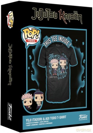 FUNKO POP T-Shirt Jujutsu Kaisen. Aoi Todo i Yuji Itadori r.M 72747