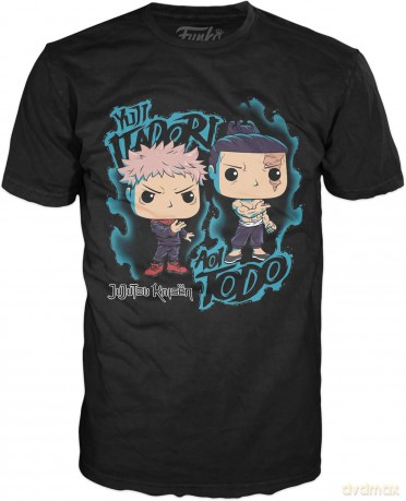 FUNKO POP T-Shirt Jujutsu Kaisen. Aoi Todo i Yuji Itadori r.M 72747