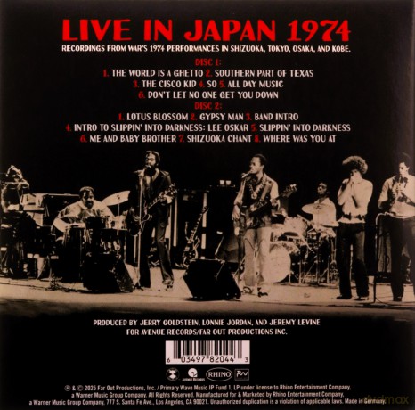 War: Live In Japan 1974 [2CD]