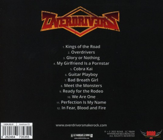 Overdrivers: Glory Or Nothing (Orange) [Winyl]