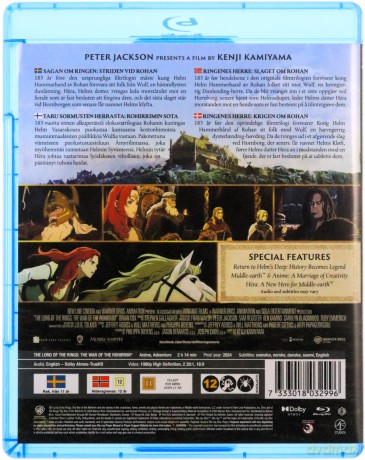 The Lord of the Rings: The War of the Rohirrim (Władca Pierścieni: Wojna Rohirrimów) [Blu-Ray]