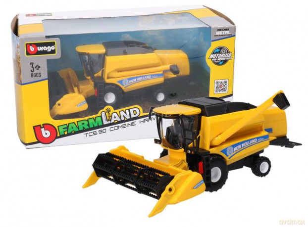 Bburago Model Farmland Tc5.90 Combine Harvester W/Grain Header 18cm