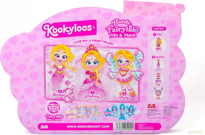 Kookyloos Fairytale Mix and Match Hearts