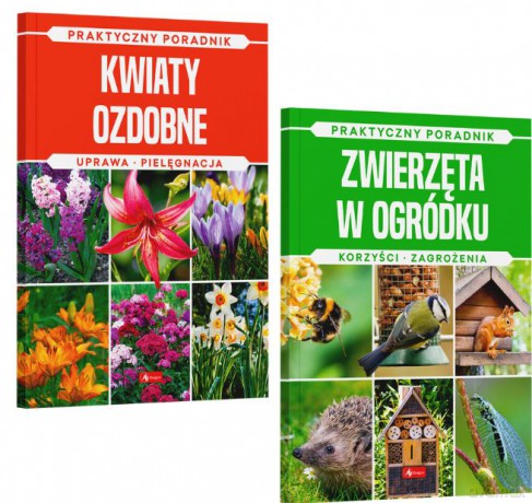 Kwiaty ozdobne / Zwierzęta w ogródku [KSIĄŻKA]