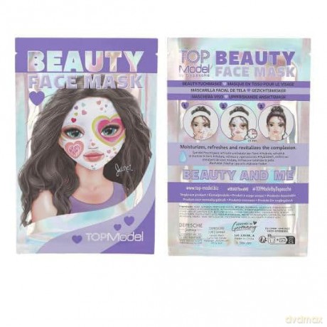 Maseczka kosmetyczna do twarzy Top Model BEAUTY&ME 1szt.mix 13148A