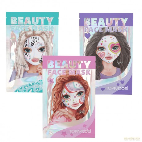 Maseczka kosmetyczna do twarzy Top Model BEAUTY&ME 1szt.mix 13148A