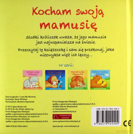 Kocham swoją mamusię [KSIĄŻKA]