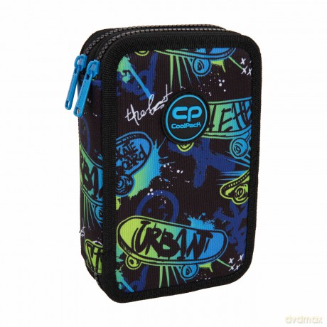 Piórnik podwójny z wyposażeniem Coolpack Jumper 2 Skate Night