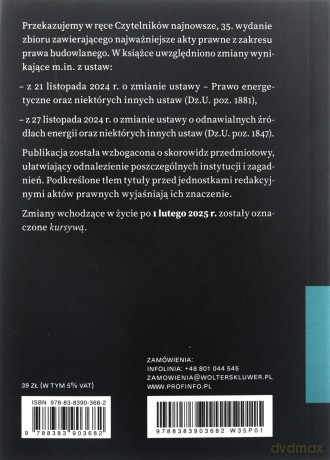 Prawo budowlane. Warunki techniczne i inne akty prawne [KSIĄŻKA]