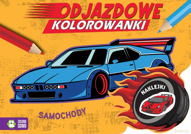 Samochody. Odjazdowe kolorowanki [KSIĄŻKA]