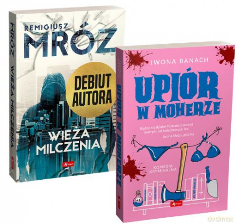Wieża milczenia / Upiór w moherze - Remigiusz Mróz, Iwona Banach [KSIĄŻKA]
