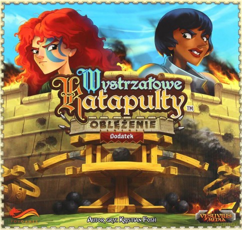 Wystrzałowe Katapulty Oblężenie - Kristian Fosh [GRA PLANSZOWA]